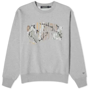 Sweatshirt BILLIONAIRE BOYS CLUB Camo Arch Logo Sweatshirt B24122-GRY